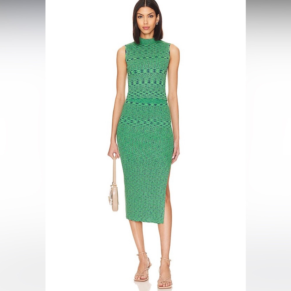 NWT Revolve John + Jenn by Line Rhodes Skirt in Blue Lime
